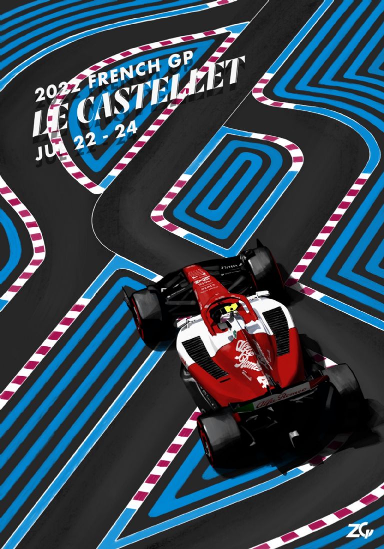 pósters no oficiales del GP de Francia