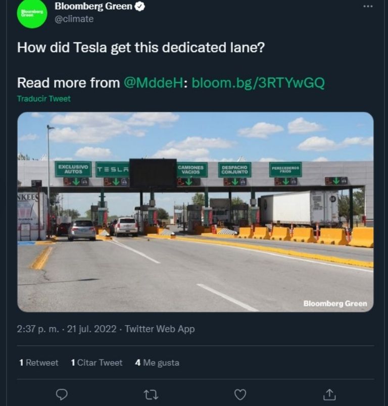 Carril de Tesla