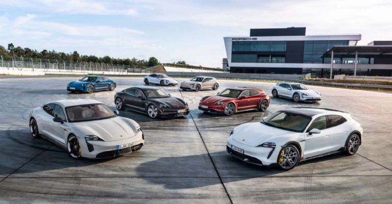 actualización del Porsche Taycan