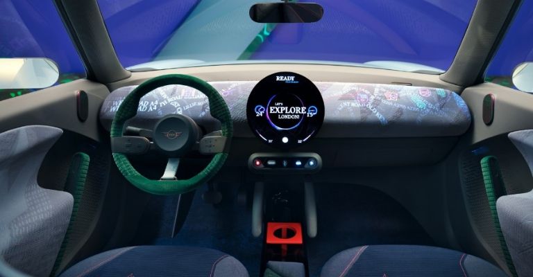 Interior del MINI Aceman EV Concept