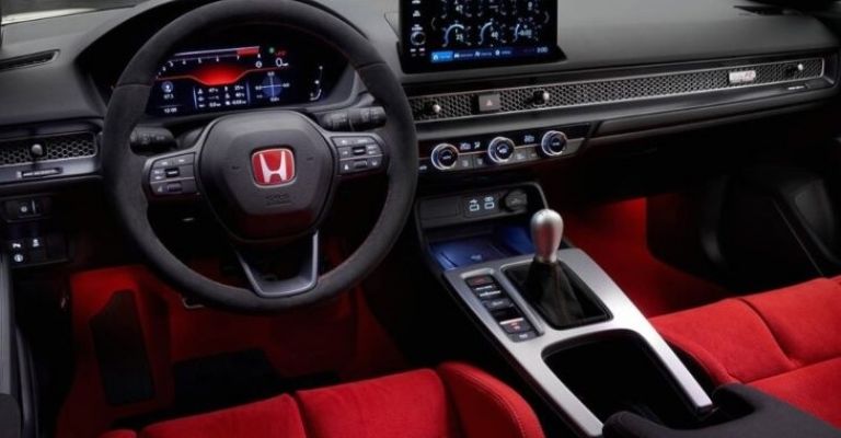 Interior del Honda Civic Type R 2023