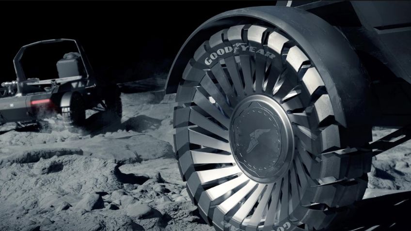 Goodyear hará unas llantas sin aire para el Rover lunar