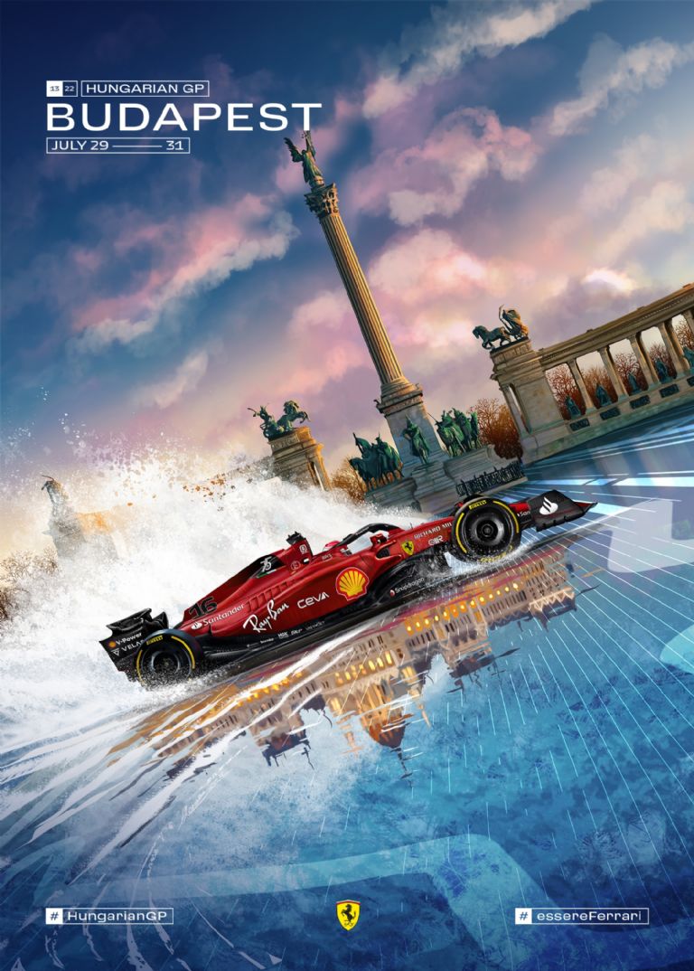 pósters del GP Hungría 2022
