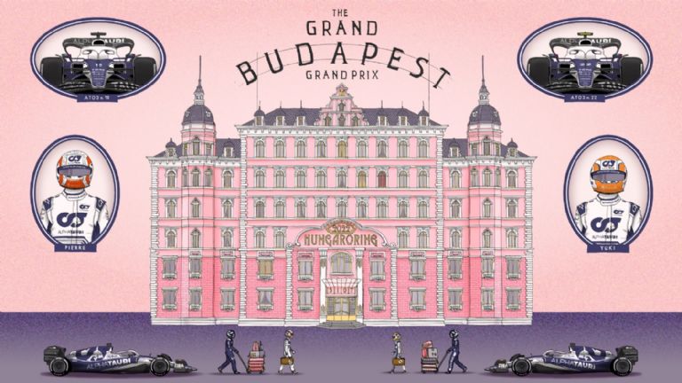 pósters GP Hungría 2022