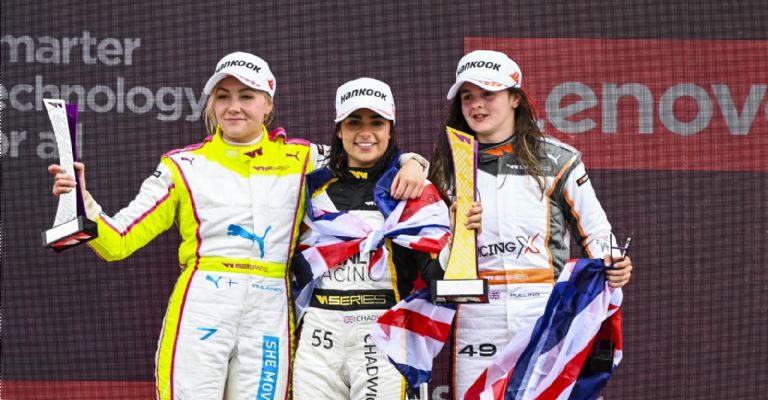 W Series Silverstone podio