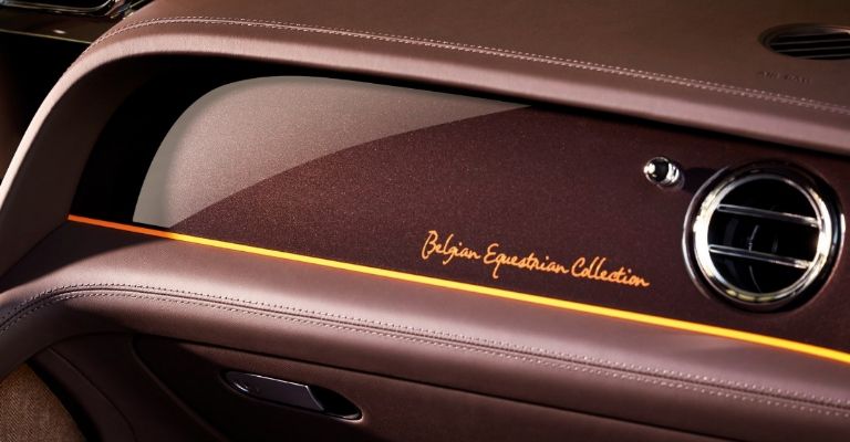 Tablero de la Bentley Bentayga Equestrian Collection