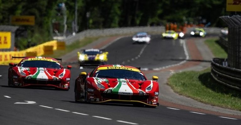 Ferrari 488 GTE en Le Mans
