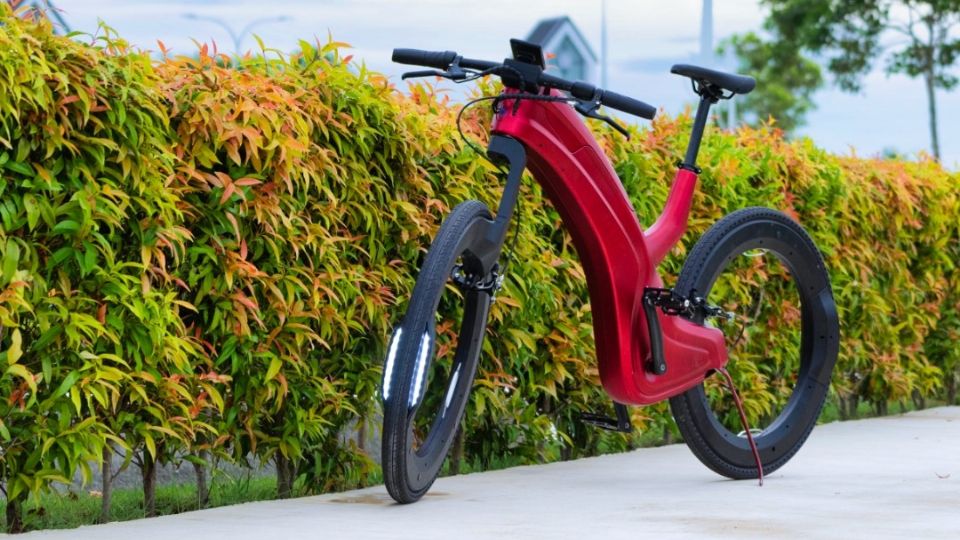 El diseño elegante de esta bicicleta va bien con cualquier estilo de vida.