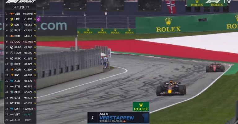 Max Verstappen gana la Sprint del GP de Austria 2022