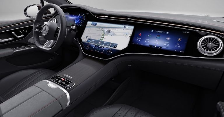 Interior del Mercedes-Benz EQS 2022