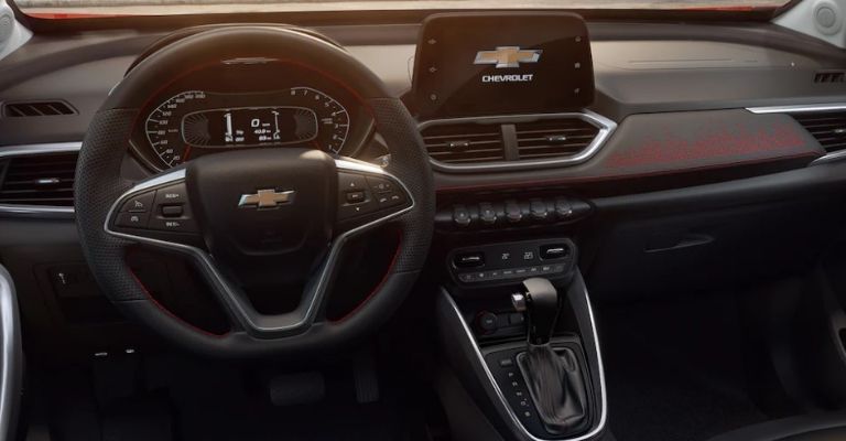 Interior del Chevrolet Groove 2023