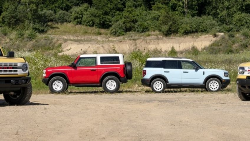 Ford Bronco estrena versiones Heritage que nos recuerdan al pasado