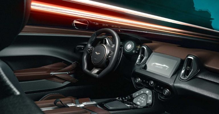 Interior del Aston Martin DBR22