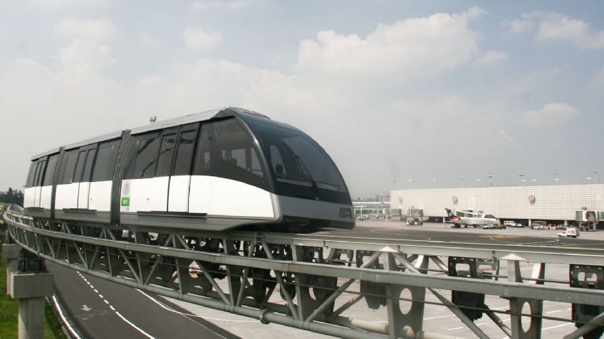 ¿Cómo funciona el Aerotrén del AICM?