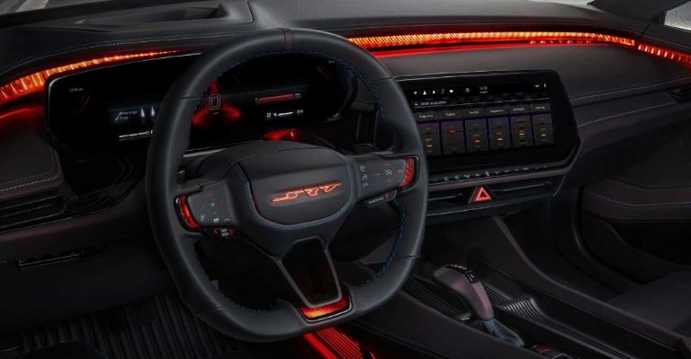 Interior del Dodge Charger Daytona SRT Concept