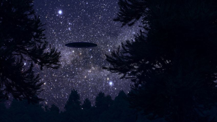 Se exhibe fotografía de nave extraterrestre oculta desde 1990