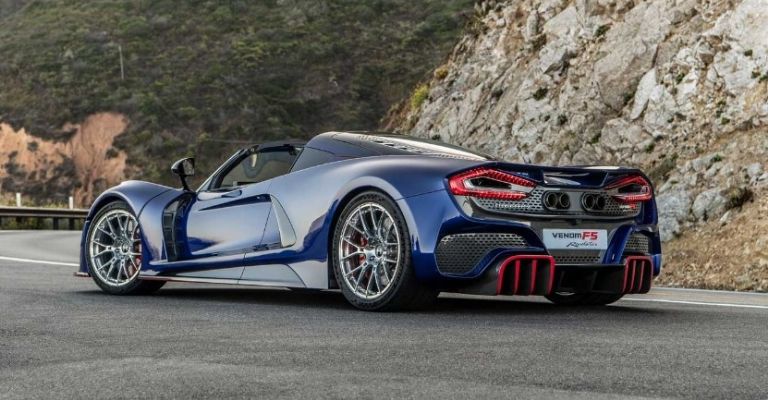 Exterior del Hennessey Venom F5 Roadster