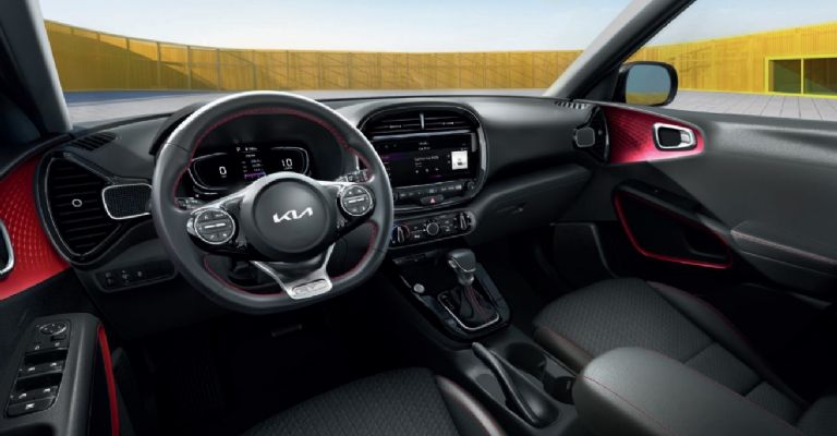 Interior de la Kia Soul 2023