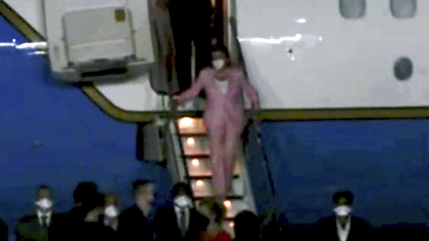 Avión de Nancy Pelosi bate récord mundial de rastreo de vuelo