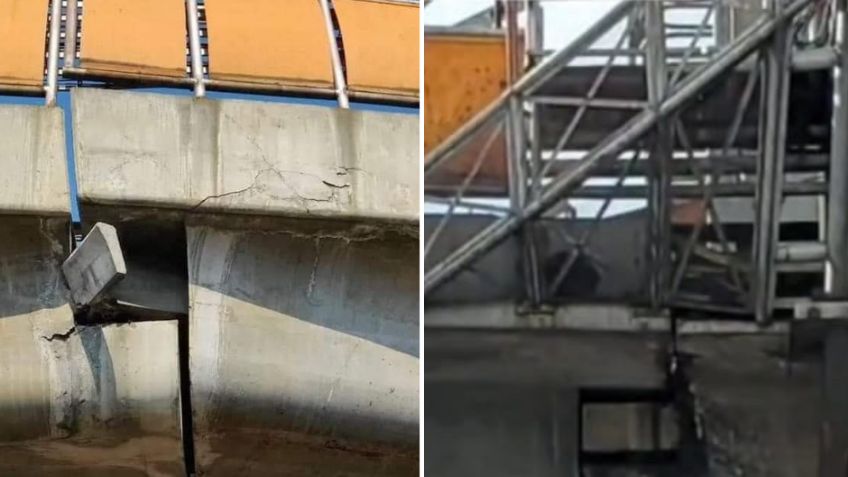 Metro CDMX: Usuarios reportan fallas estructurales en la Línea B