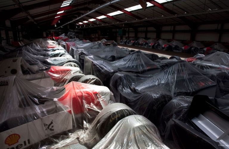 almacén secreto de McLaren