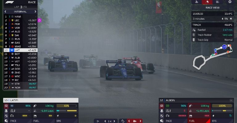 Gameplay de F1 Manager 2022