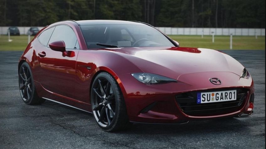 Este concepto del Mazda MX-5 tiene carrocería de hatchback