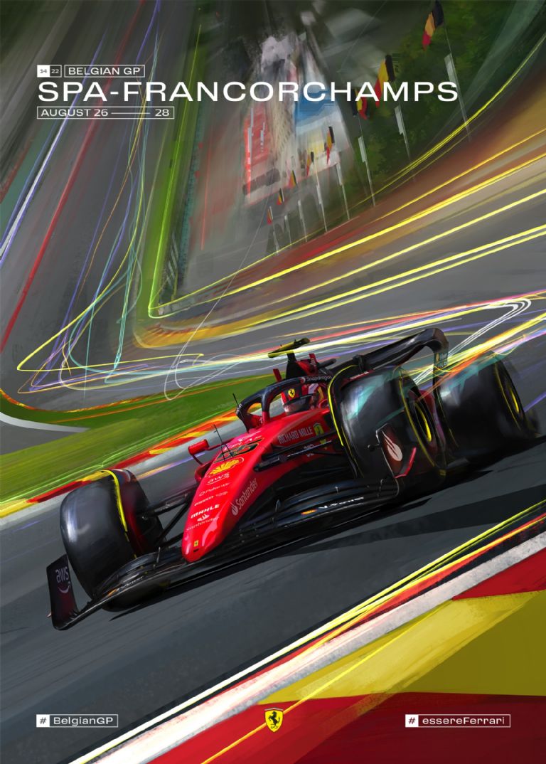 los mejores pósters del GP Bélgica