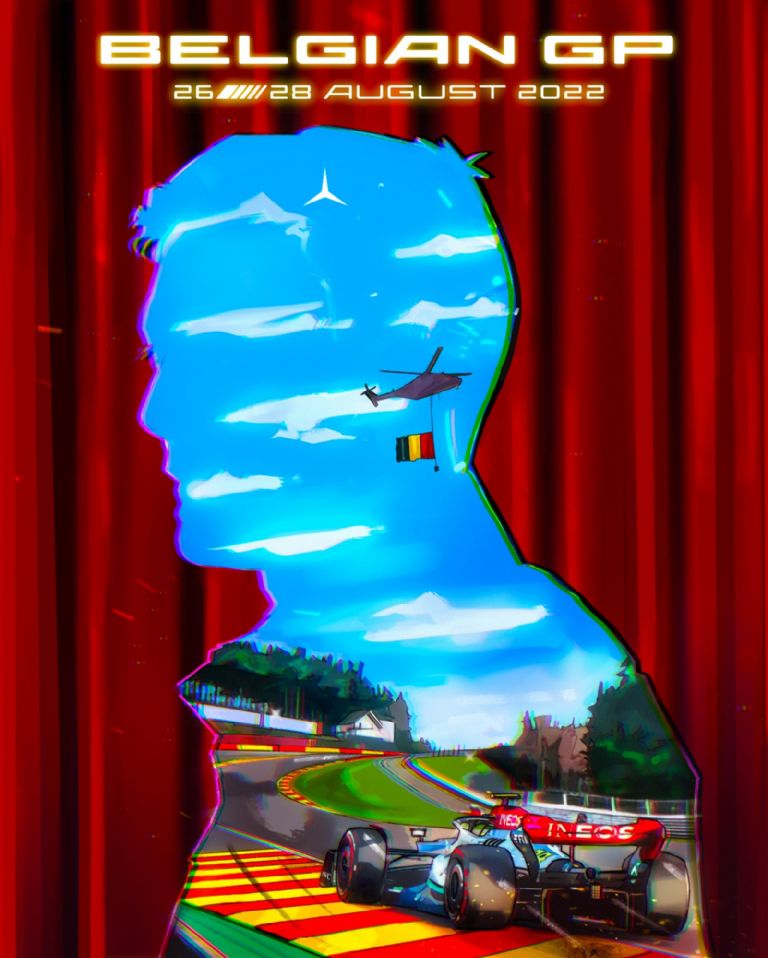 los mejores pósters del GP Bélgica
