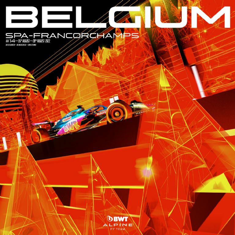los mejores pósters del GP Bélgica