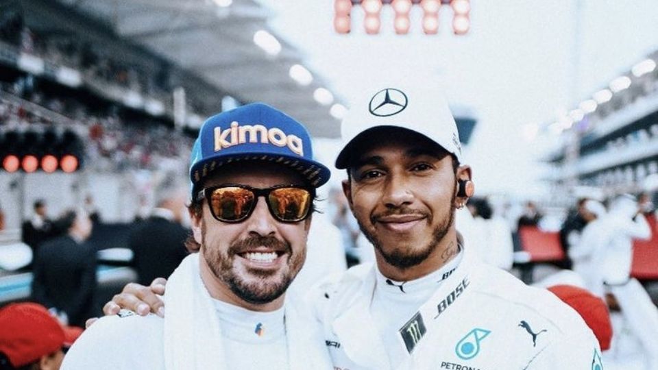 Lewis Hamilton y Fernando Alonso.