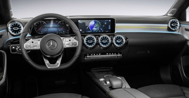 Interior del Mercedes-Benz Clase A