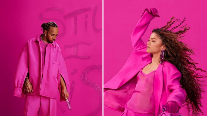 Lewis Hamilton y Zendaya deslumbran como embajadores de Valentino