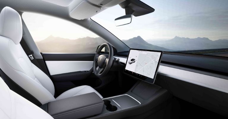 Interior de la Tesla Model Y