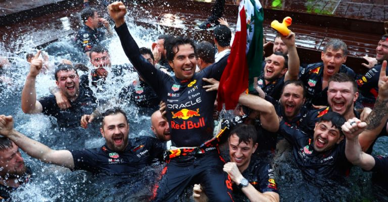 victoria de Checo Pérez en Mónaco