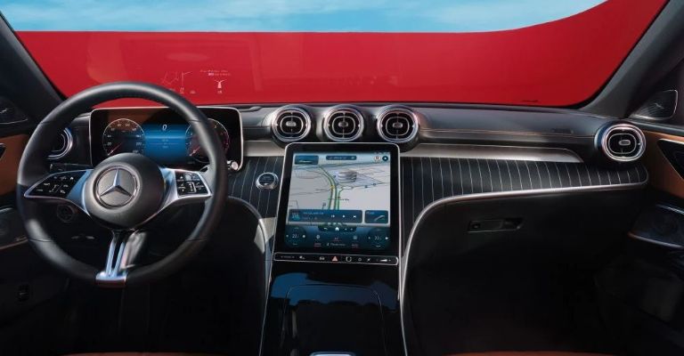 Interior del Mercedes-Benz Clase C 2022