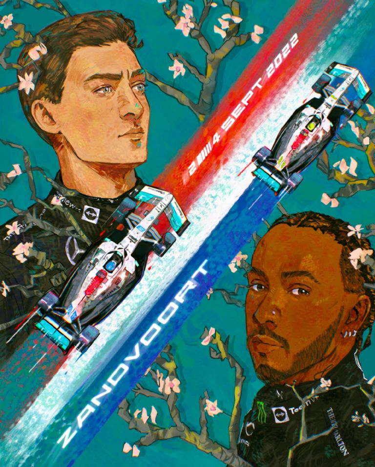 Mercedes Benz en GP Países Bajos