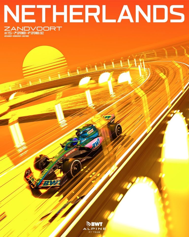 Alpine en GP Países Bajos