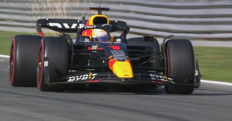 Max Verstappen en el GP de Italia 2022