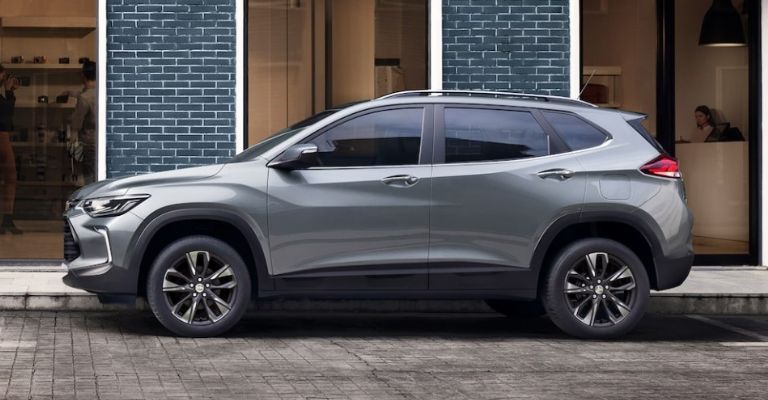 Diseño exterior de la Chevrolet Tracker 2023