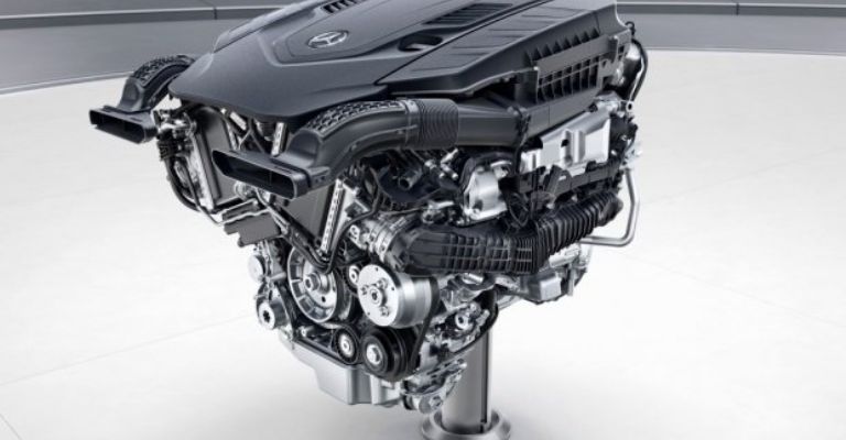 motor V8 de Mercedes Benz