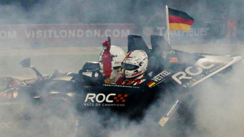 Jamie Chadwick y Sebastian Vettel correrán en la Race of Champions 2023