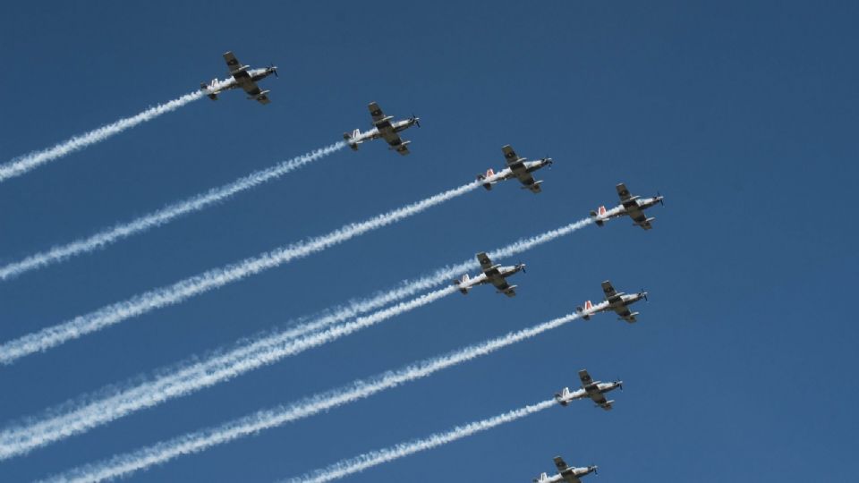 Desfile aéreo 16 de septiembre.