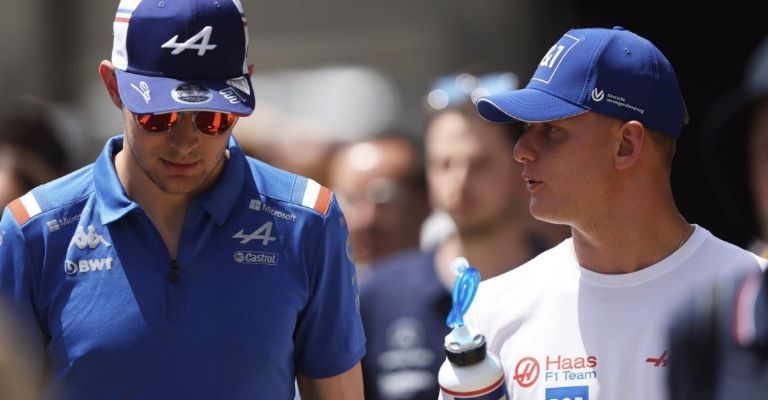 Mick Schumacher y Esteban Ocon