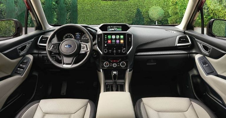 Interior de la Subaru Forester 2022