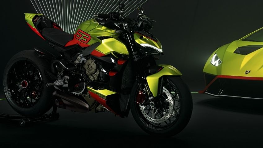 Ducati revela su moto Streetfighter V4 inspirada en el Lamborghini Huracán STO