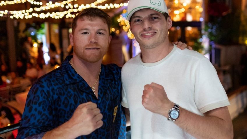 La inesperada amistad de Canelo Álvarez y Max Verstappen