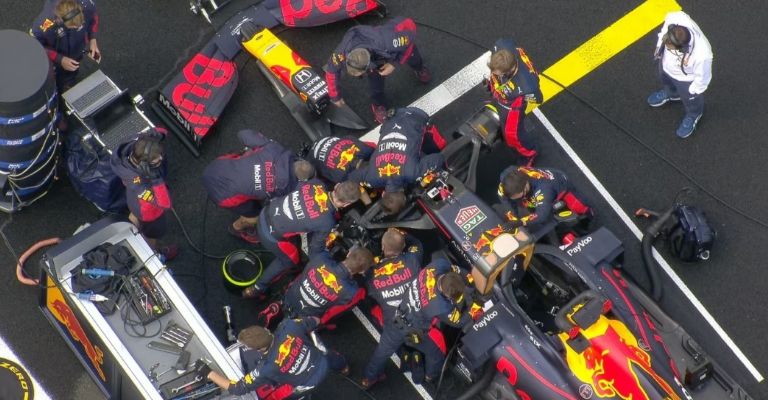 Mecánicos de Red Bull Racing