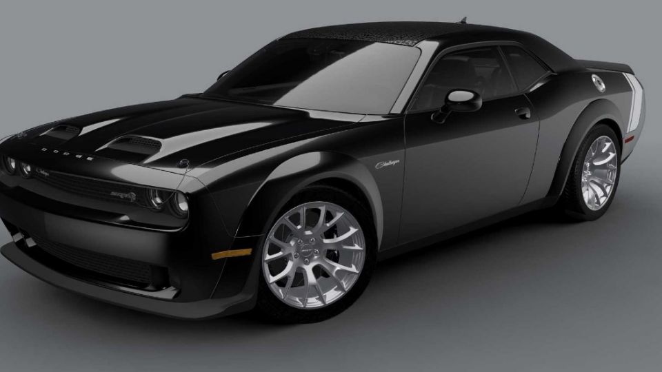 Este es el Dodge Challenger Black Ghost