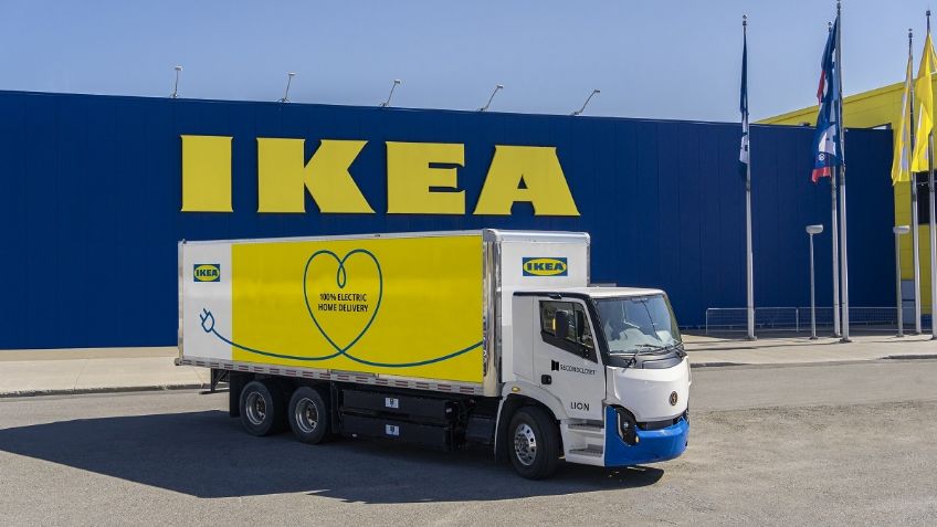 IKEA se compromete a electrificar su flota de camiones en la OCDE